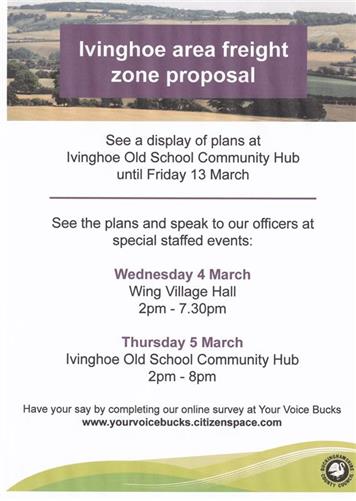  - Ivinghoe Freight Zone Display